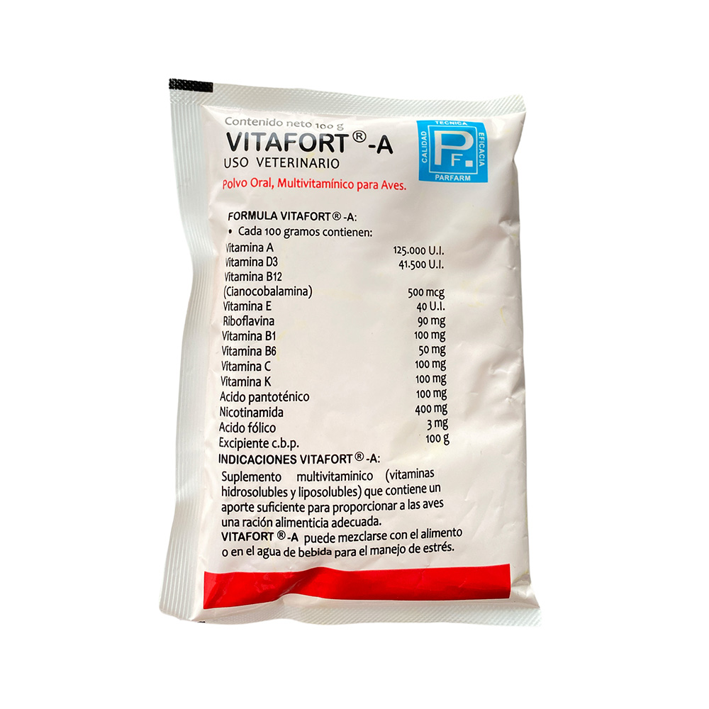 Vitafort A 100 gr Multivitamínico Parfarm