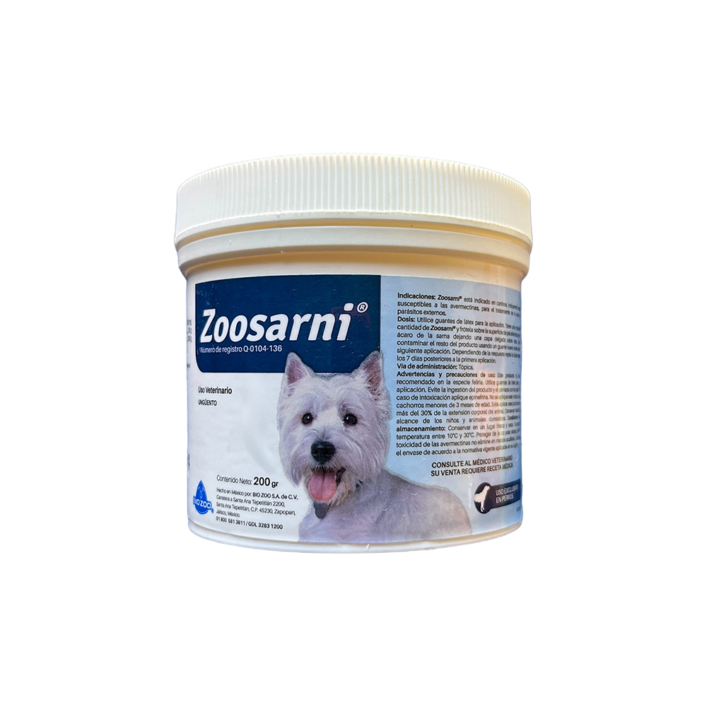 Ungüento Zoosarni 200 Grs Biozoo Anti Sarna