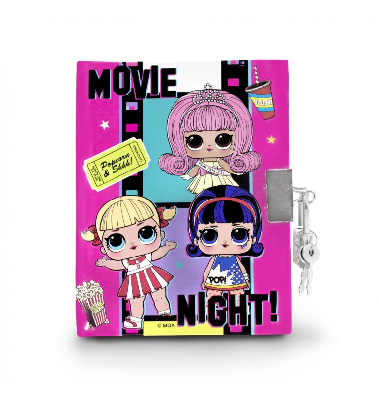 Diario secreto de Lol Surprise con candado para niñas libreta para dibujar 