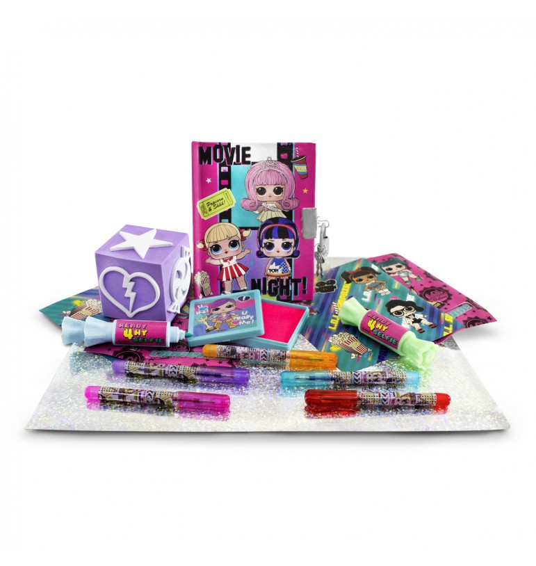 Diario secreto de Lol Surprise con candado para niñas libreta para dibujar 
