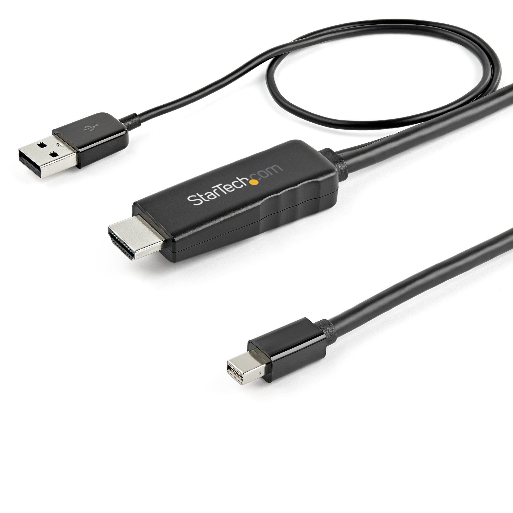  Cable HDMI 1.4 Macho - Mini DisplayPort Macho, 4K, 30Hz, 1 Metro, Negro