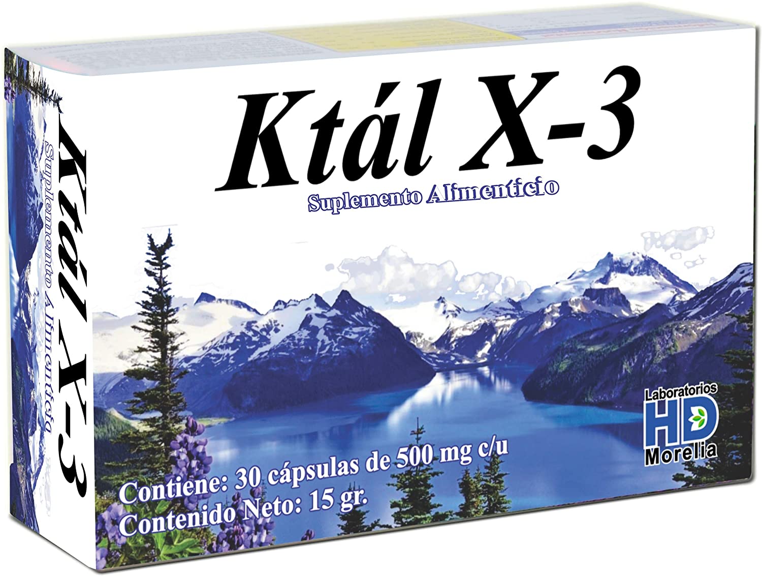 Ktal X-3, 30 Capsulas 500 mg c/u, Auxiliar en el Insomnio, Inducto del Sueño