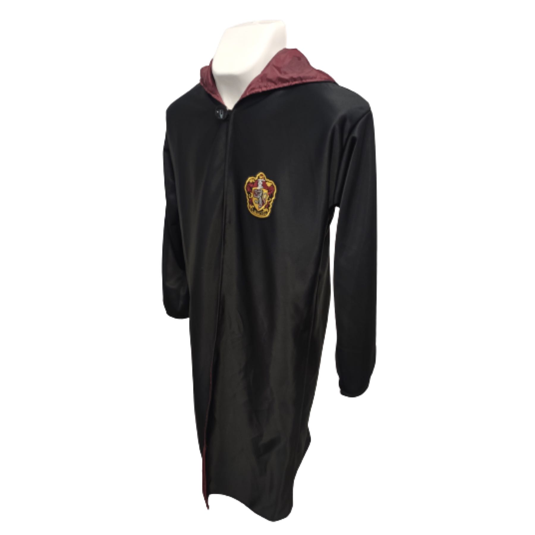 Cosplay Harry Potter Disfraz Combo Gryffindor Adultos Capa Bata Abrigo Gabardina Unitalla y Varita Resina Ron Weasley