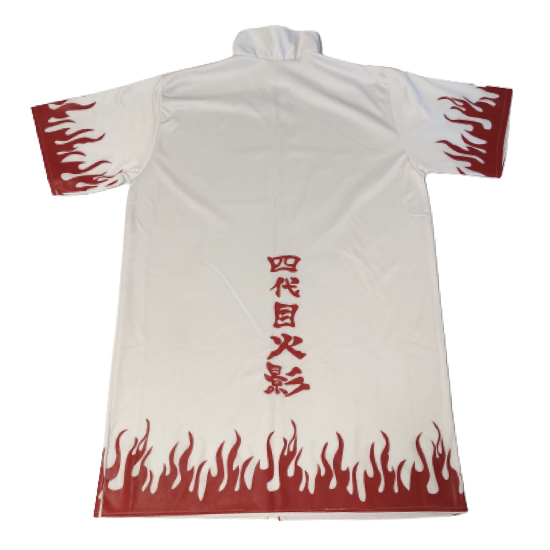 Cosplay Naruto Disfraz Adulto Combo Cuarto Hokage Yondaime Minato Namikaze: 1 Banda Hoja Konoha 1 Bata Ermitaño Unitalla y 4 Kunais