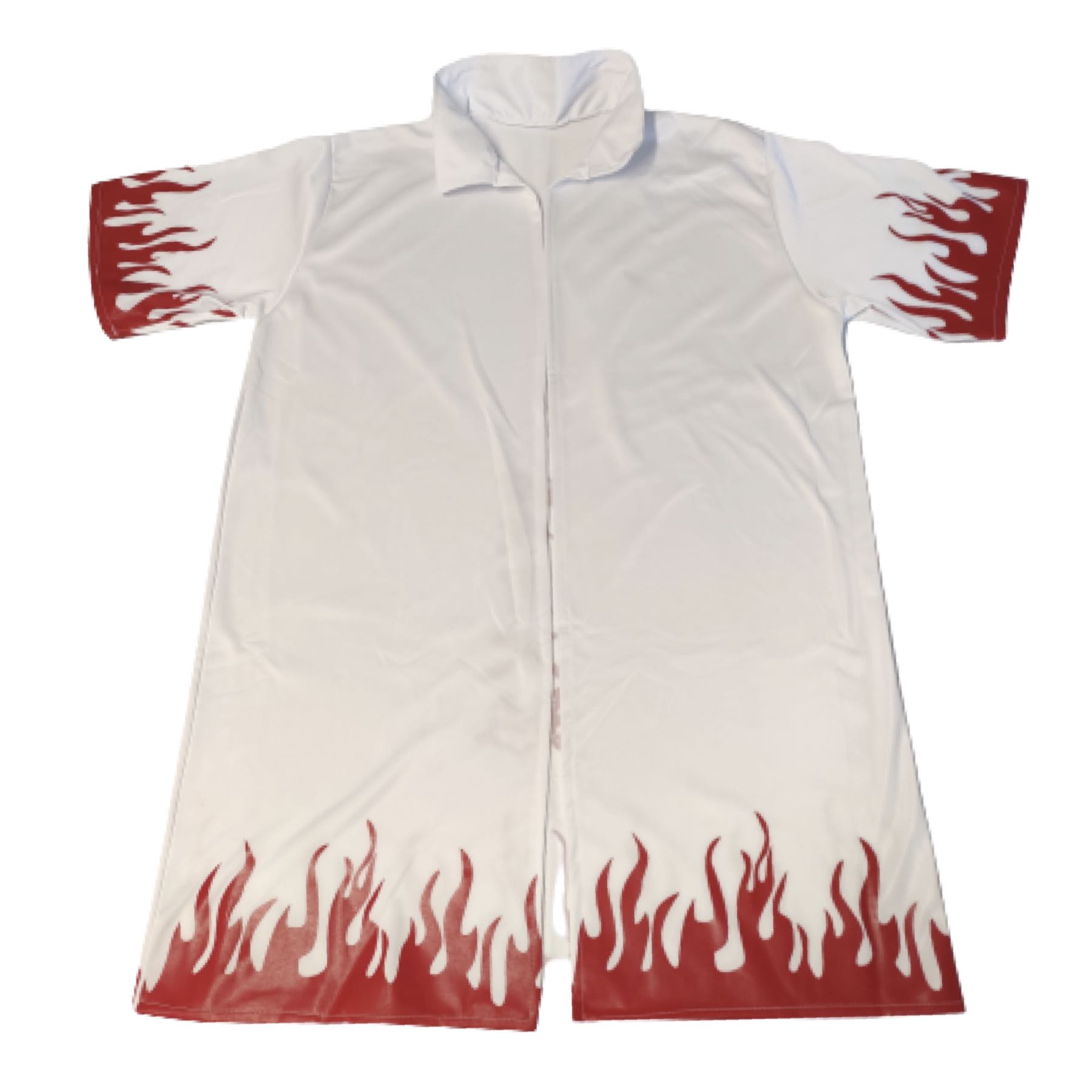 Cosplay Naruto Disfraz Adulto Bata Capa Abrigo Gabardina Unitalla Cuarto Hokage Yondaime Minato Namikaze Konoha Ermitaño