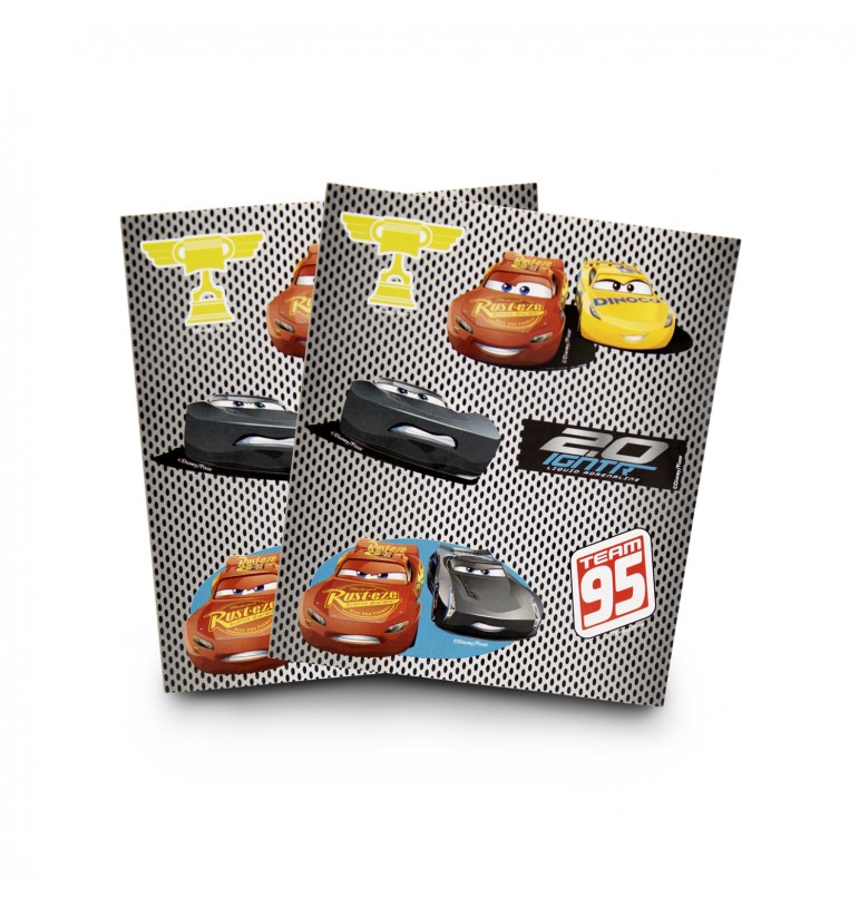 Mini libreta diario para niños Cars Pixar Disney con plumones