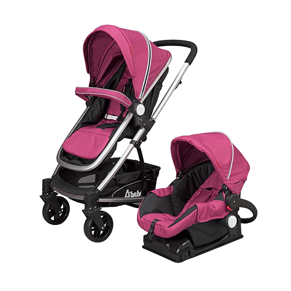Carriola Travel System Crown Rosa