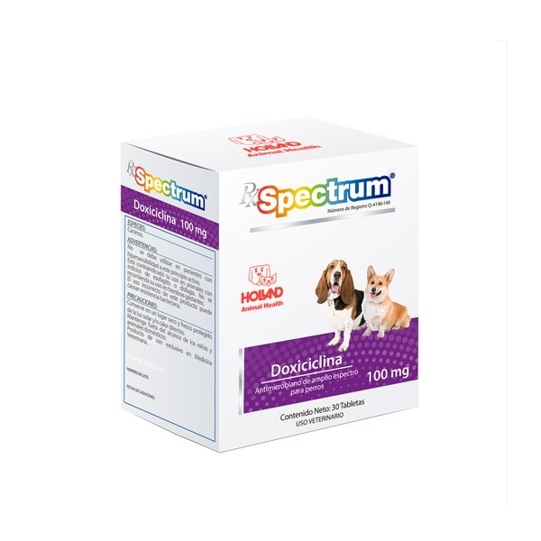 Rx Spectrum Doxiciclina - 100 mg HOLLAND