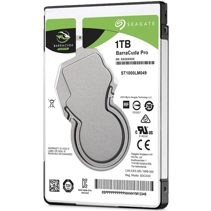 Disco Duro Interno 1TB Seagate Barracuda PRO 7200RPM 2.5 SATA III ST1000LM049