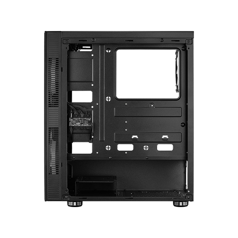 Gabinete Aerocool Python Negro Argb Atx Cristal Templado Sin Fuente