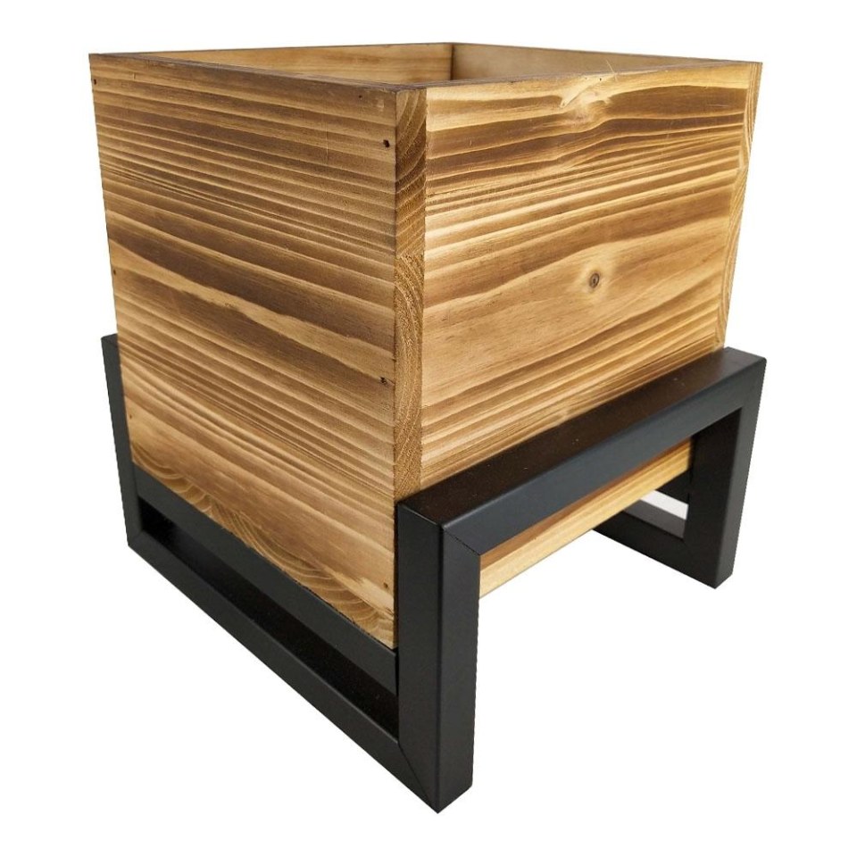 Maceta Cuadrada de Madera