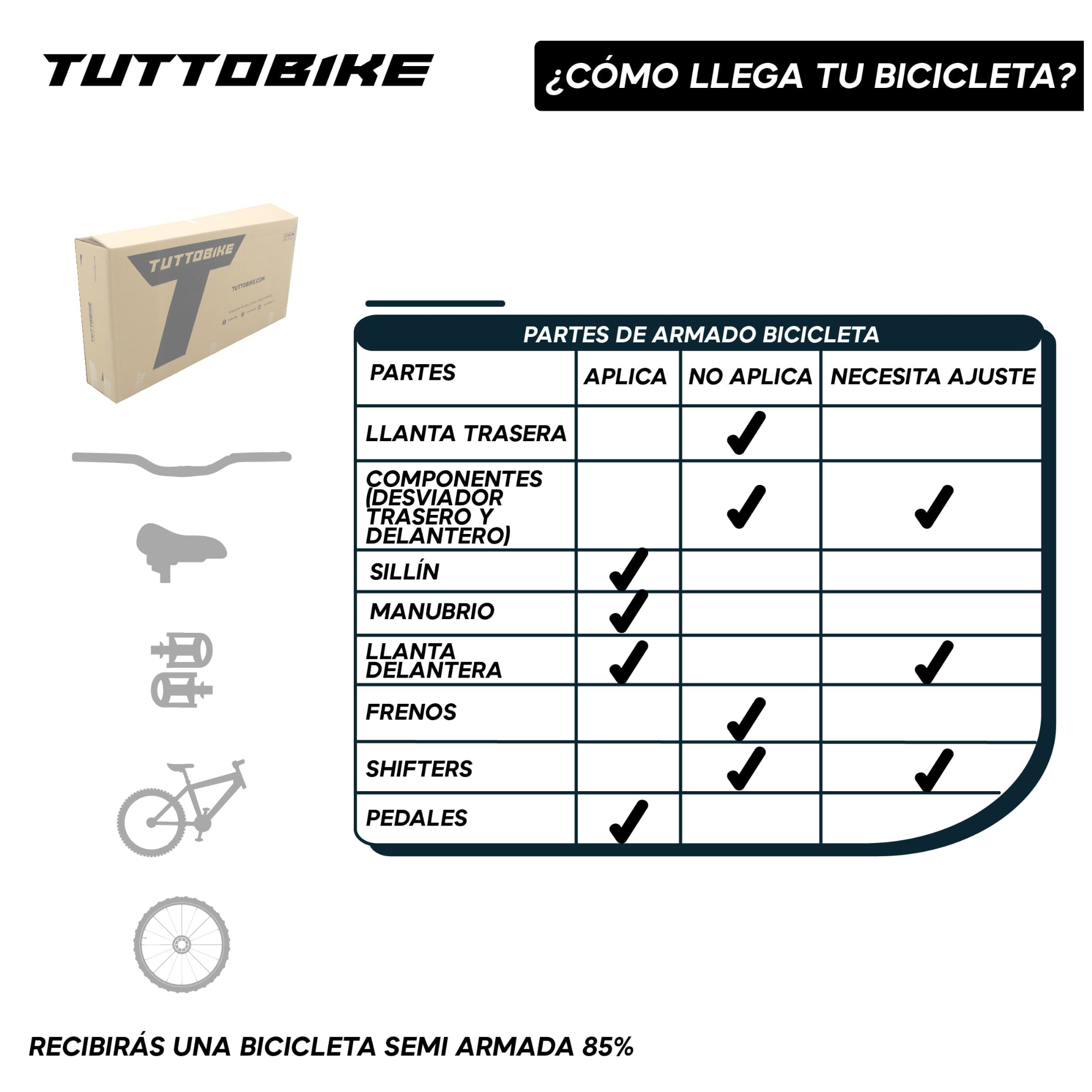 Bicicleta Montaña Rodada 26 18 Velocidades Monk StarBike 2.1 Rojo Blanco