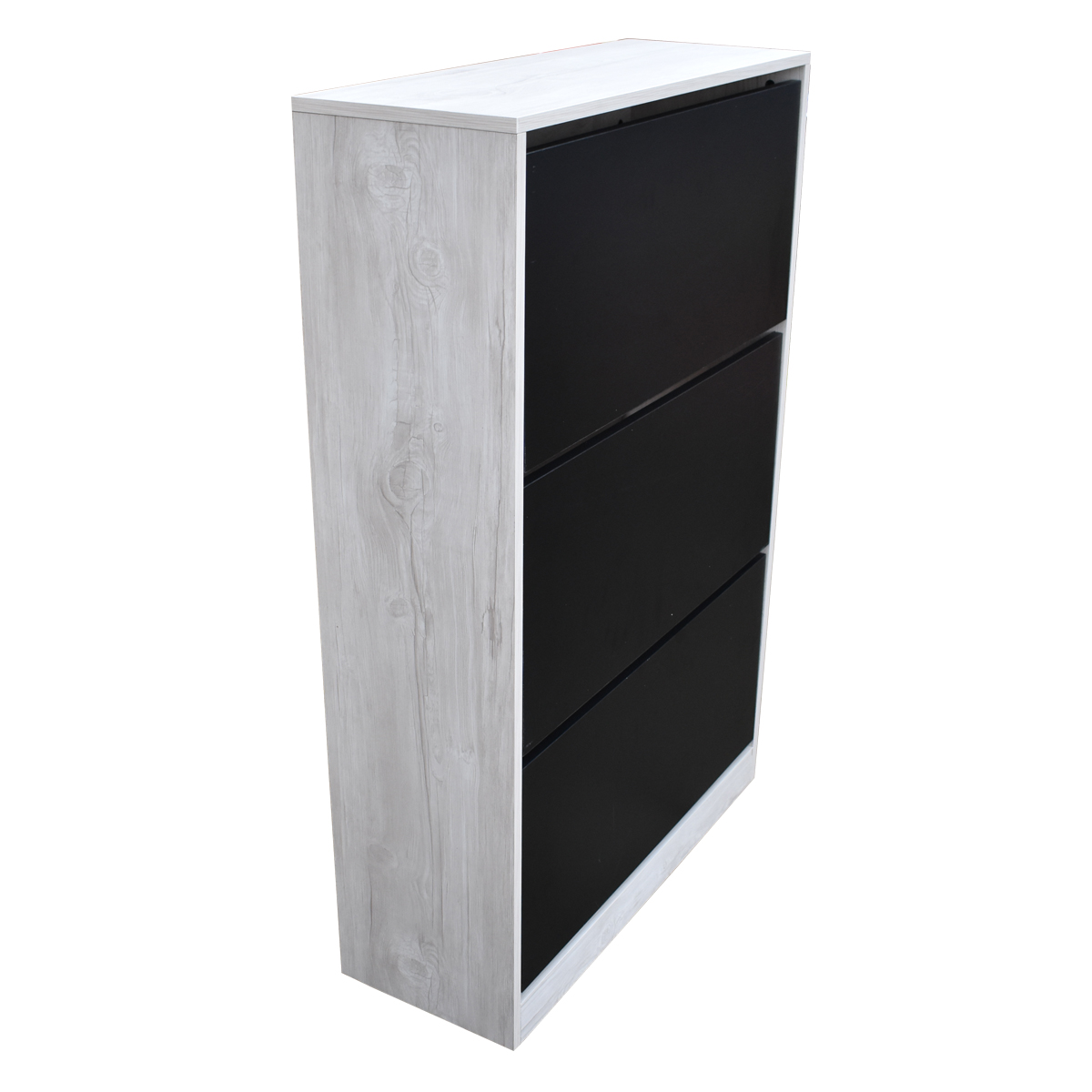 Organizador De Zapatos Hogare, Mueble Zapatero Madera, Venecia  Resistente y Practico Blanco Negro