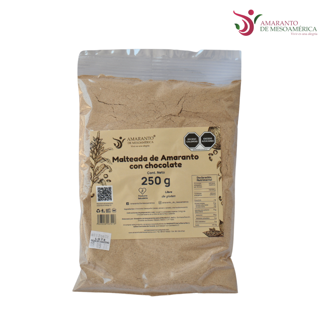 Malteada De Amaranto Con Chocolate Oaxaqueño