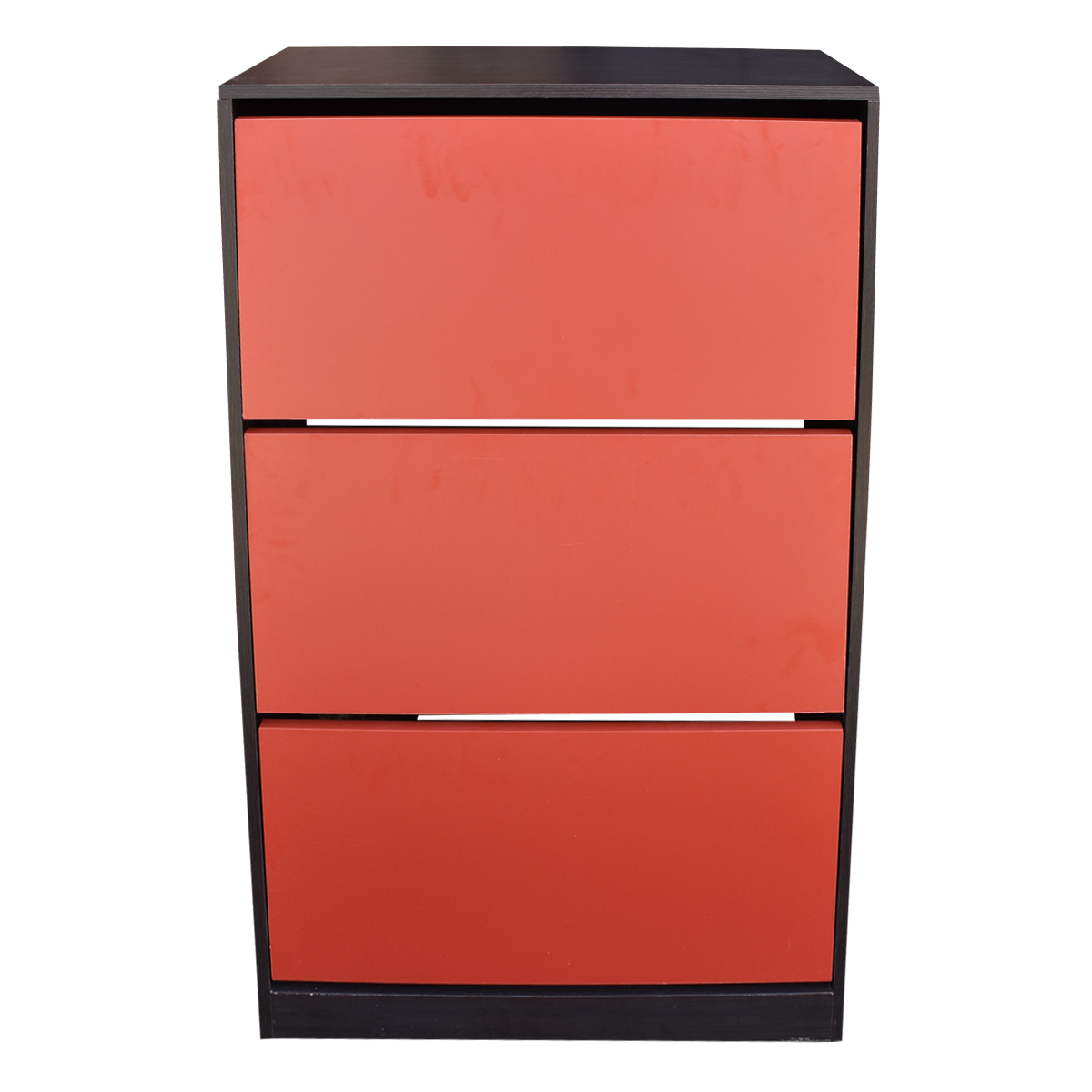 Organizador De Zapatos Hogare Mueble Zapatero Madera Venecia Minimalista y Elegante Chocolate Rojo