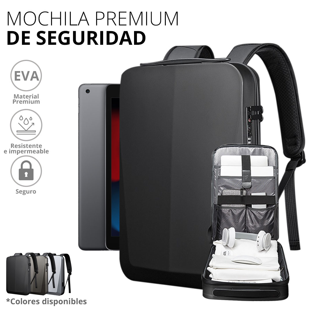 Mochila Impermeable Para Laptop Antirrobo Usb Premium