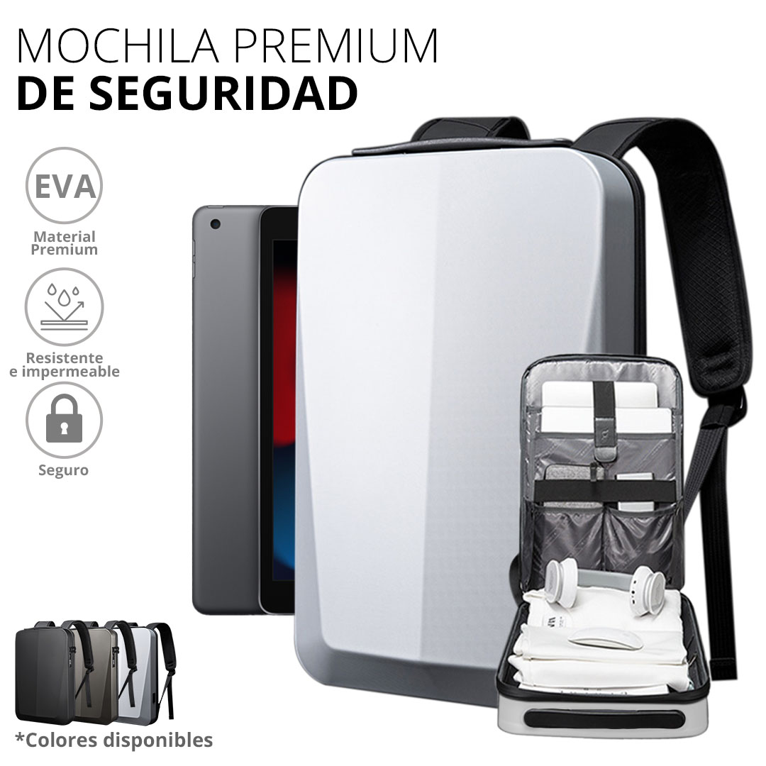 Mochila Impermeable Para Laptop Antirrobo Usb Premium