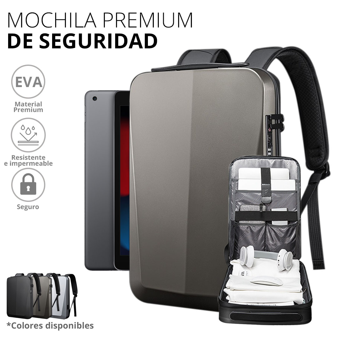 Mochila Impermeable Para Laptop Antirrobo Usb Premium