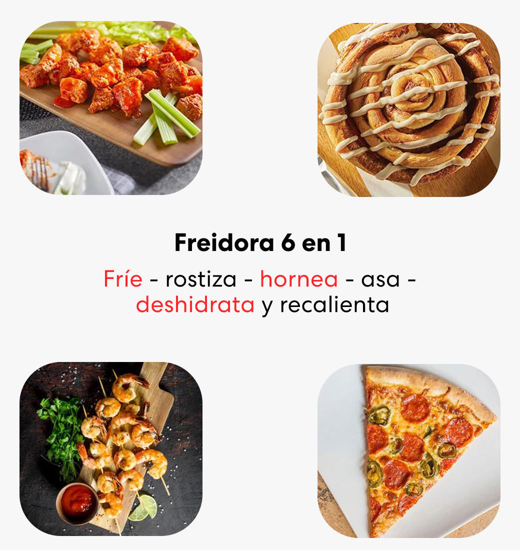 Freidora de aire Instant Vortex Plus ClearCook 5.7L