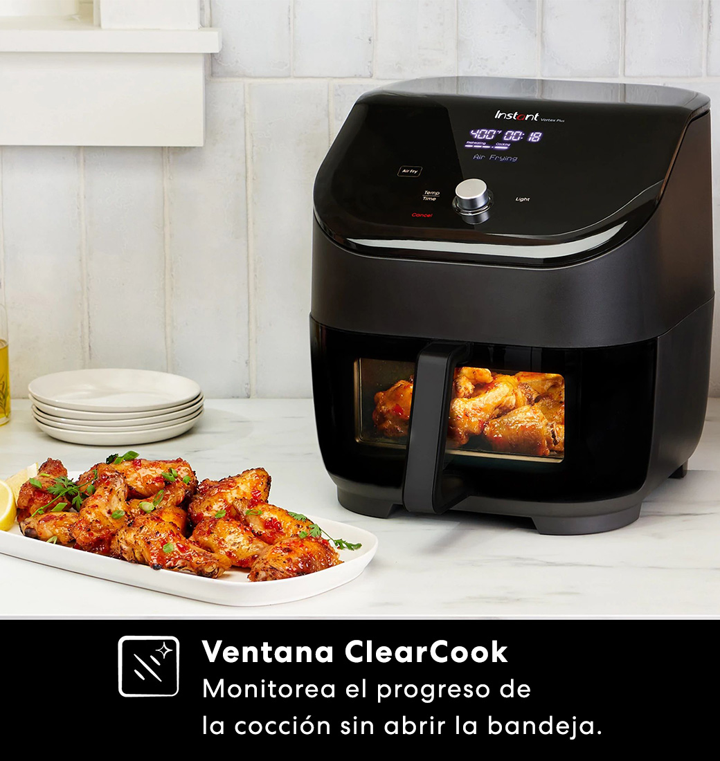 Freidora de aire Instant Vortex Plus ClearCook 5.7L