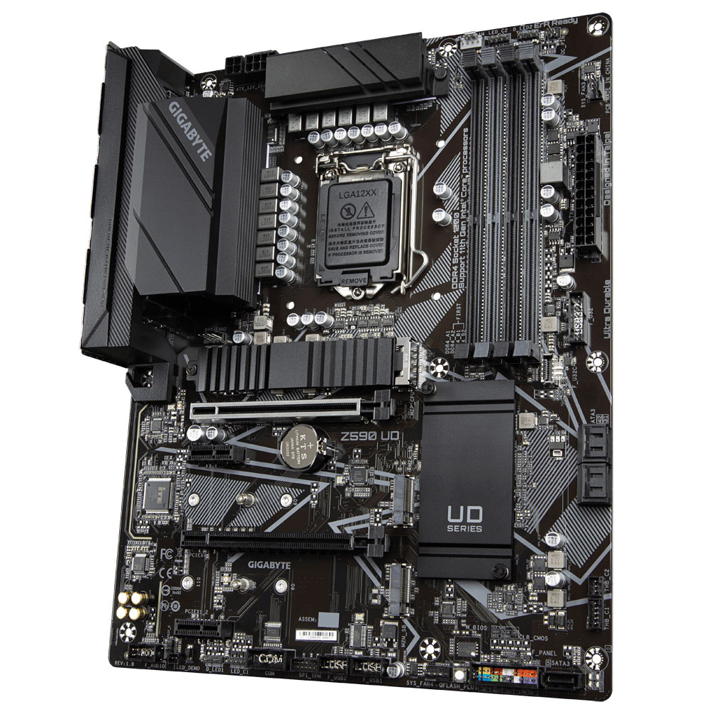Tarjeta Madre Gigabyte ATX Z590 UD (rev. 1.0), S-1200, Intel Z590, 128GB DDR4 para Intel