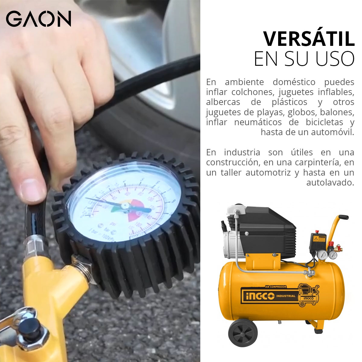 Compresor De Aire Electrico Portatil Profesional