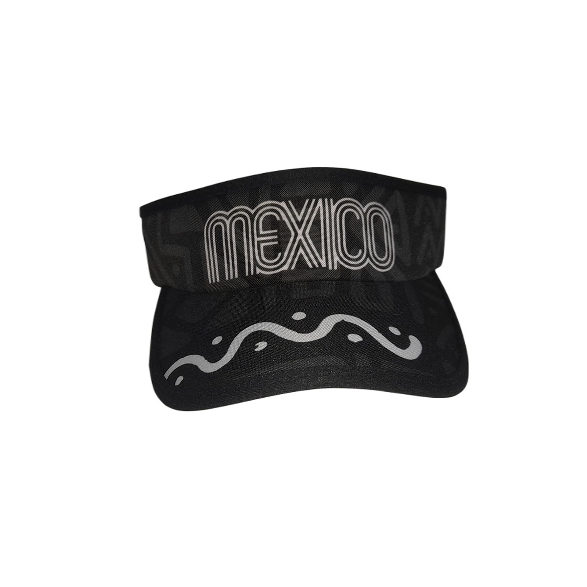 Visera Deportiva Negra México Para Correr, Triatlón, Running