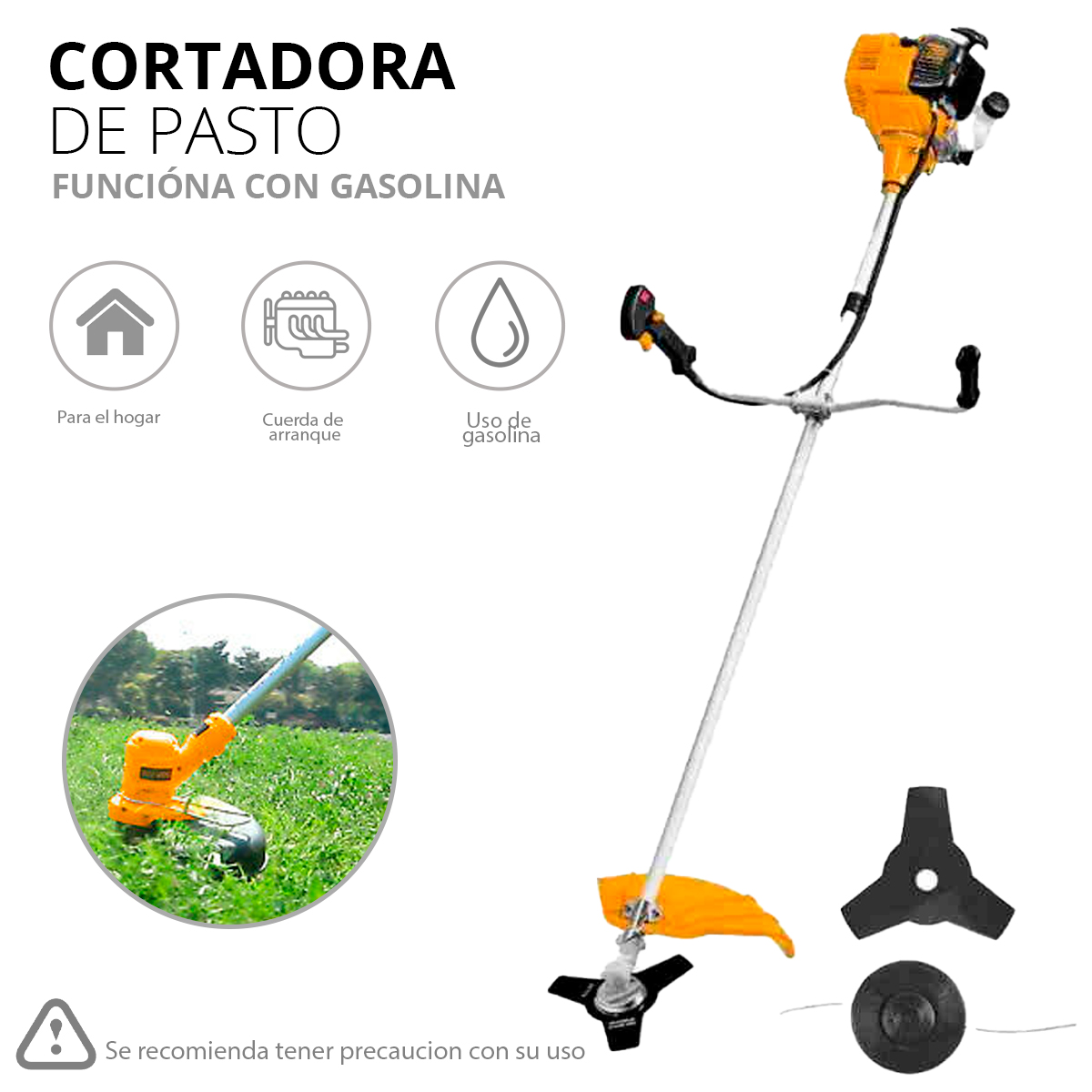 Podadora A Gasolina Desbrozadora, Desmalezadora De Pasto