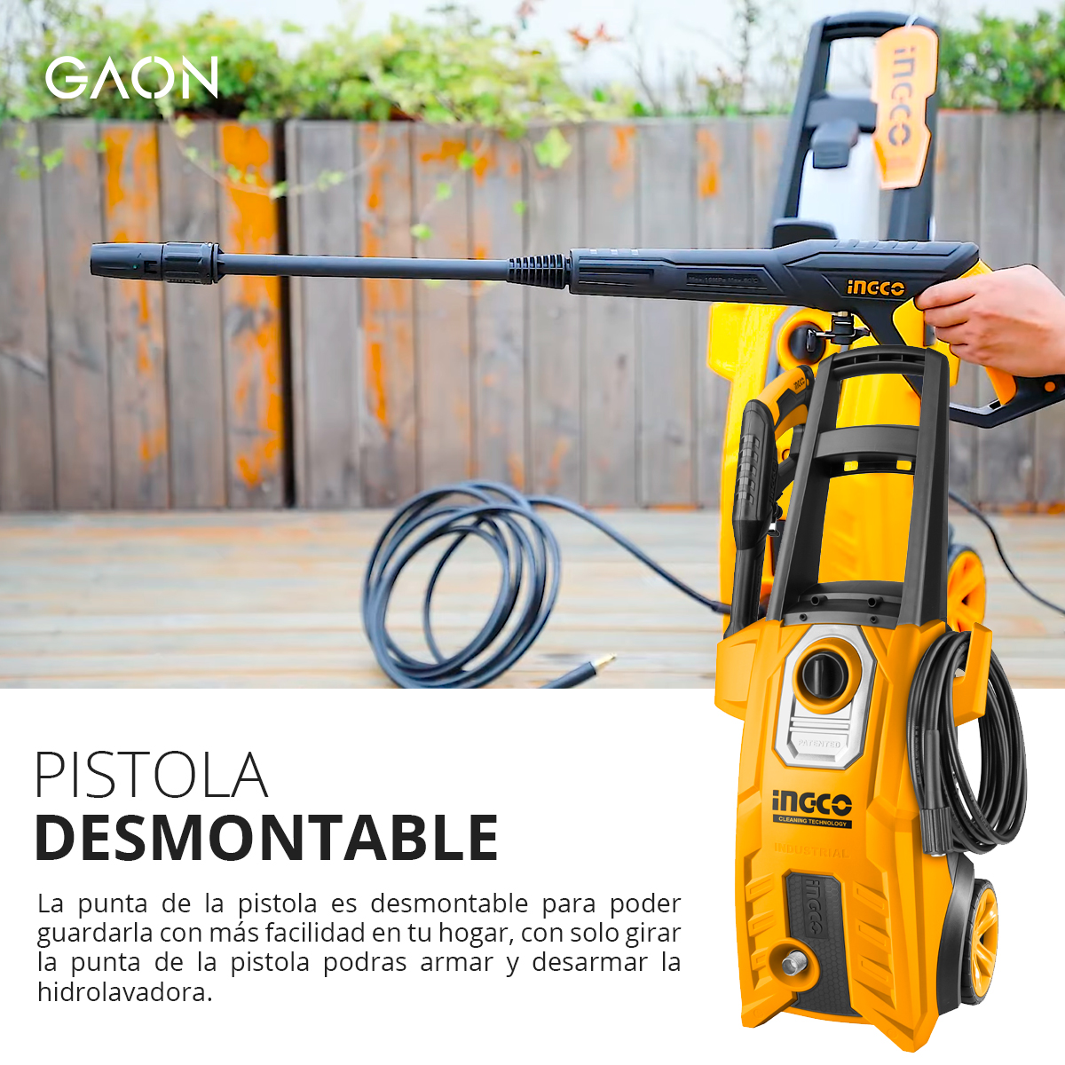 Hidrolavadora De Alta Presion Profesional Tipo Karcher