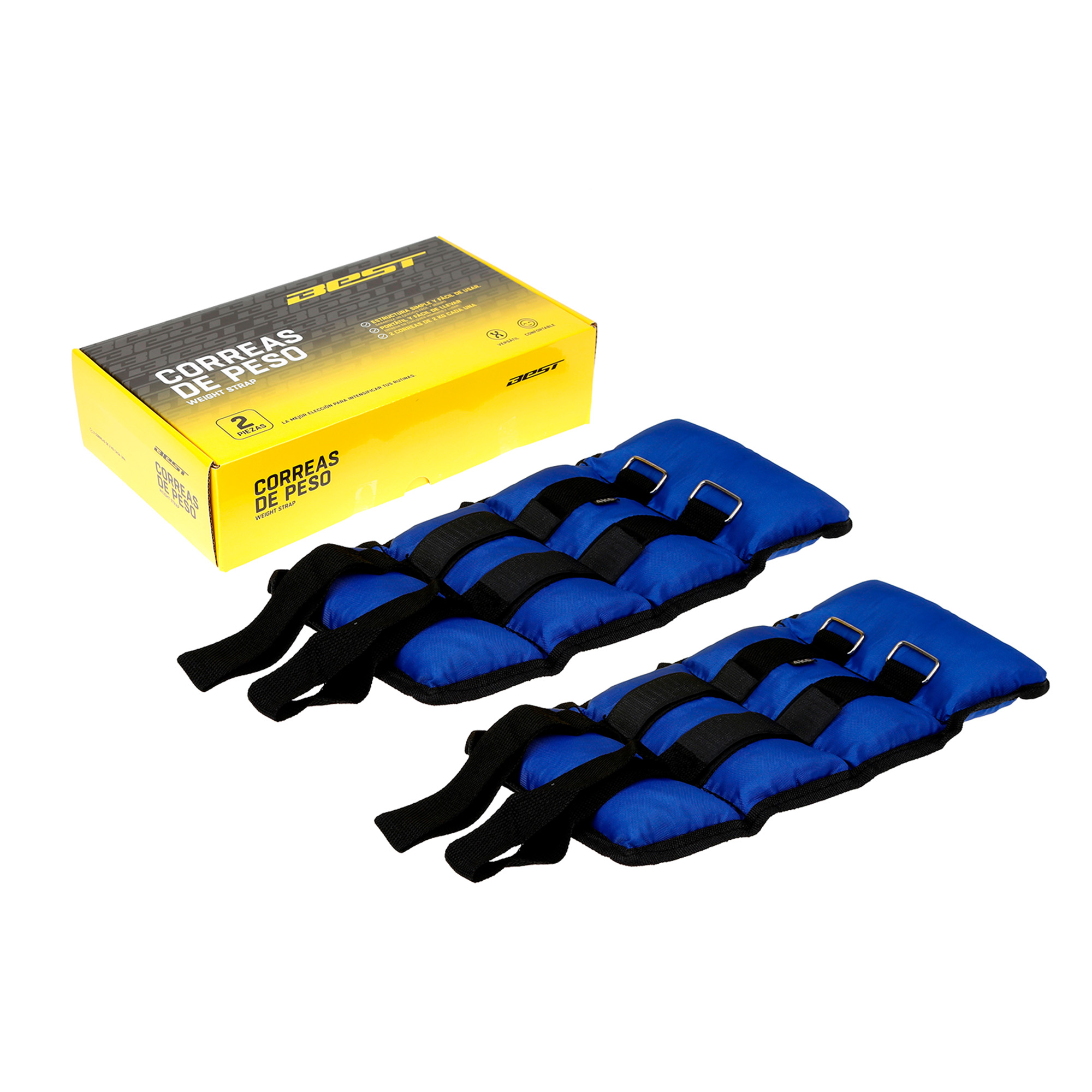 Par Polainas Tobilleras Peso Best para Ejercicios 4kg total