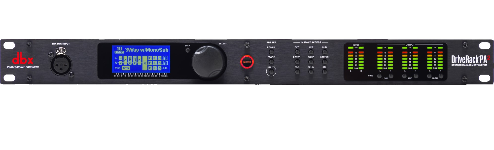 Procesador de Audio DBX Drive Rack PA2