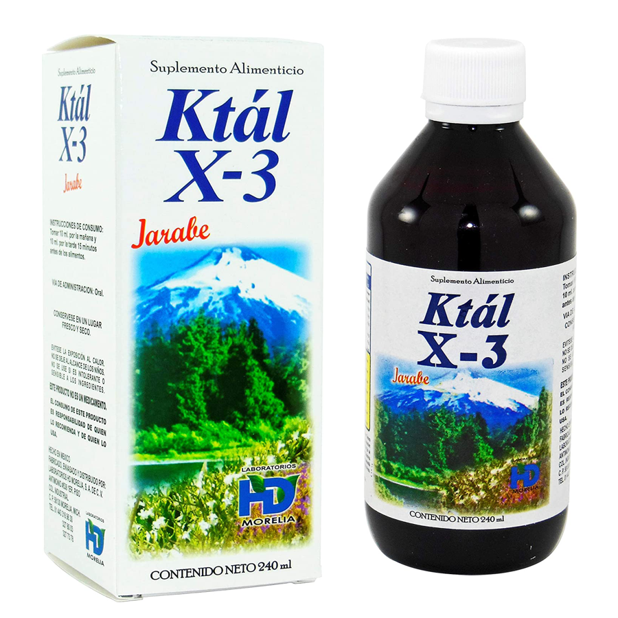 Ktal X-3, Jarabe 240 Ml, Damiana, Azahar, Lechuga, Lupulo Auxiliar del Insomnio