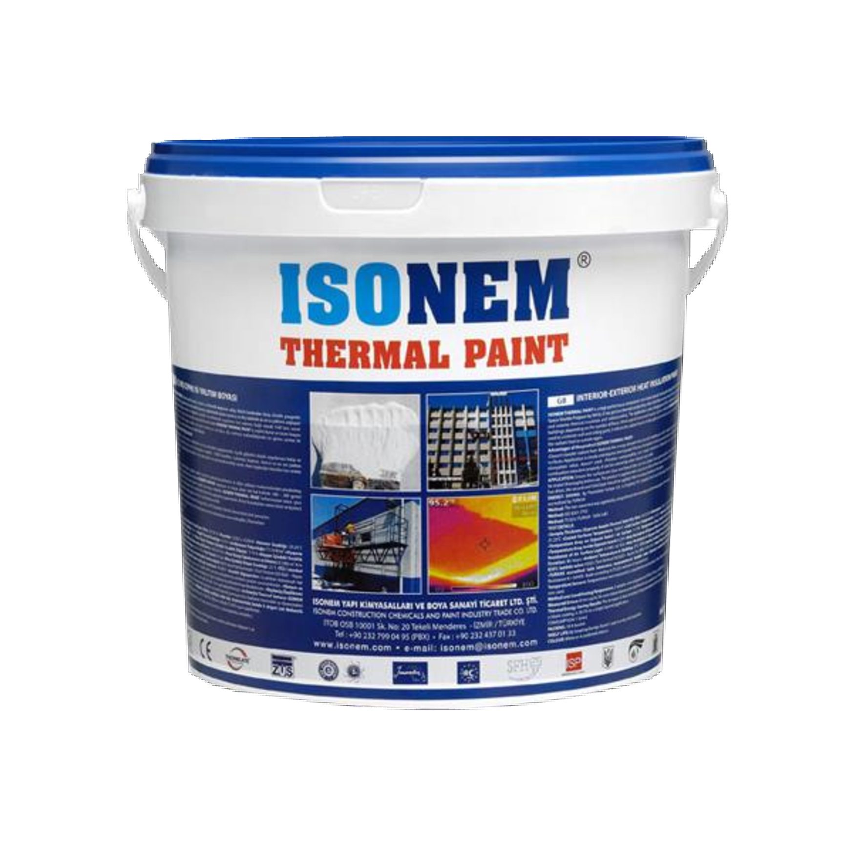 ISONEM THERMAL PAINT - Pintura de Aislamiento Térmico - 10 Lt