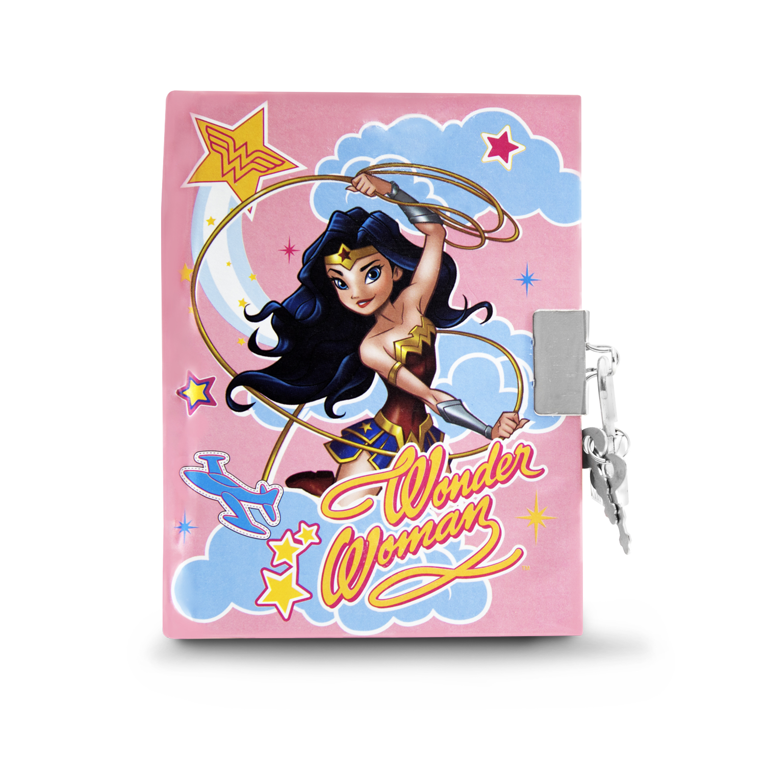 Mini libreta diario para niñas Mujer Maravilla DC con plumones