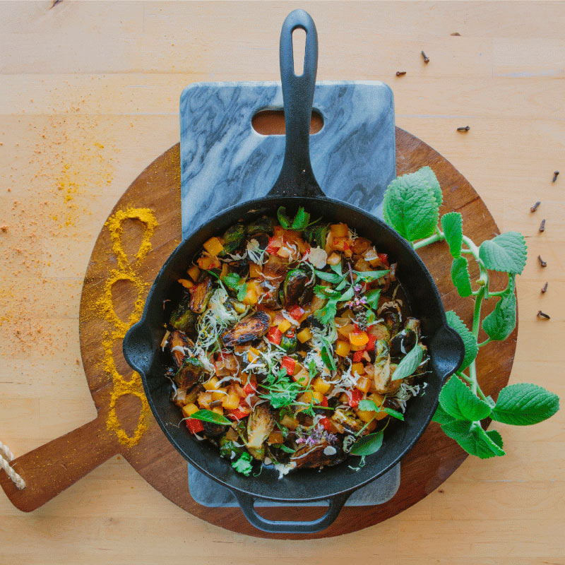 Juego De Sartenes De Hierro Esmaltado Victoria 30 Cm Y 25 Cm