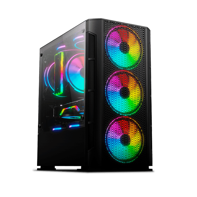 Gabinete Gamer Yeyian Haizen 2500 Itx/matx Negro Ych-041520