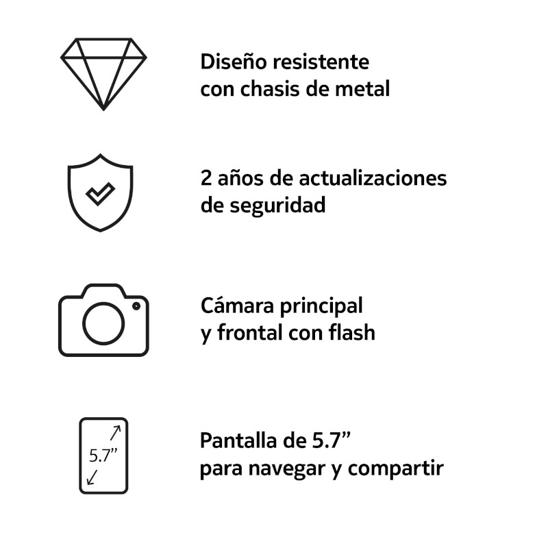 Nokia C2 2E Dual Sim, 2 Gb Ram, 32 Gb, Azul