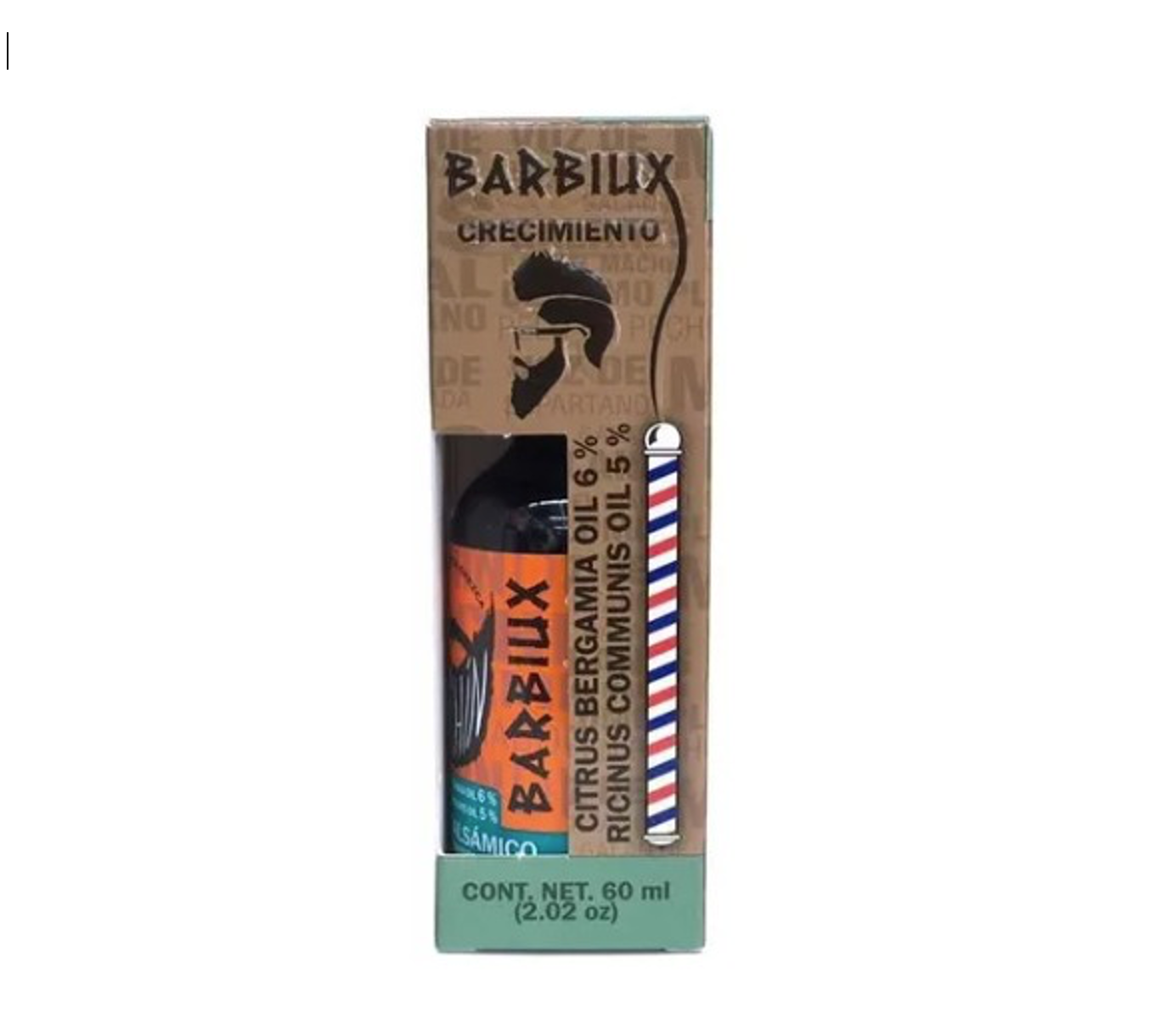 BALSAMO NATURAL BARBIUX PARA CRECIMIENTO DE BARBA Y BIGOTE