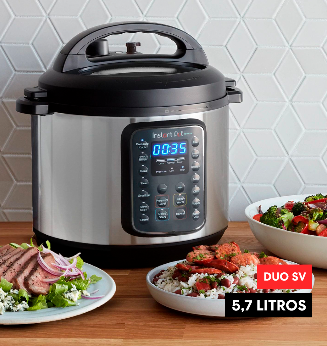 Olla Multifuncional a Presión Eléctrica Instant Pot Duo SV (5,7 litros)