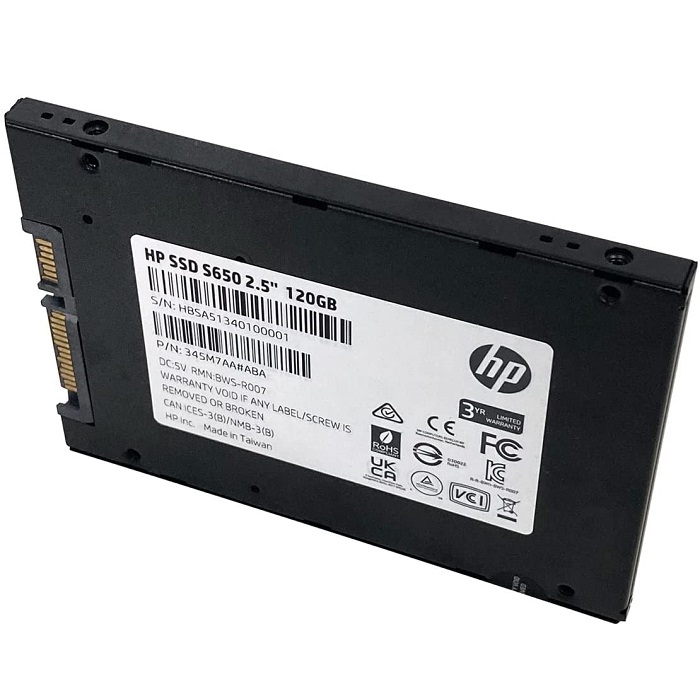 Unidad Estado Solido SSD 120GB HP S650 345M7AA##ABB.