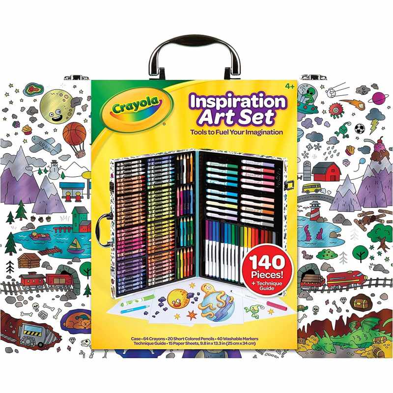 Estuche Crayola Inspiration Art +140 Piezas