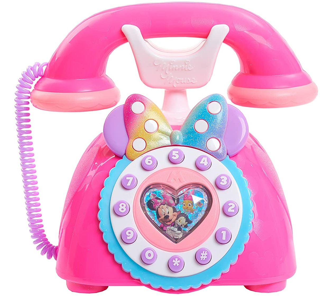 Teléfono Minnie Happy Helpers Moño Arcoiris