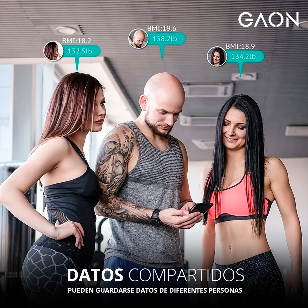 Bascula Digital Inteligente Peso Corporal Sincroniza Tu Celular Vía App