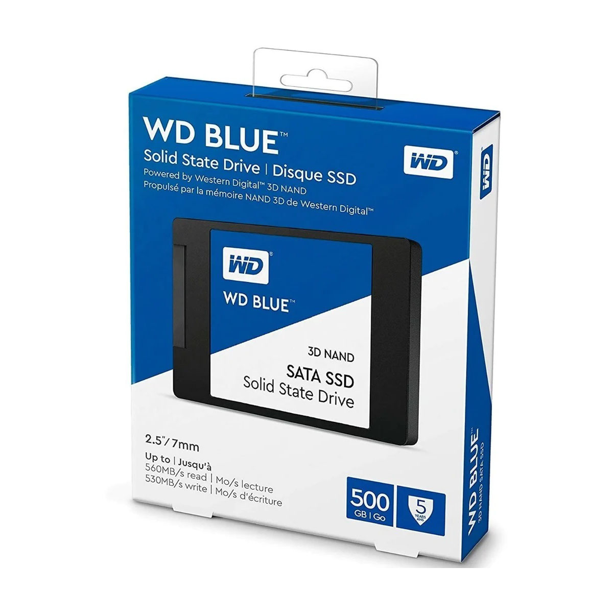 Disco duro sólido SSD Western Digital WD Blue SATA 500gb