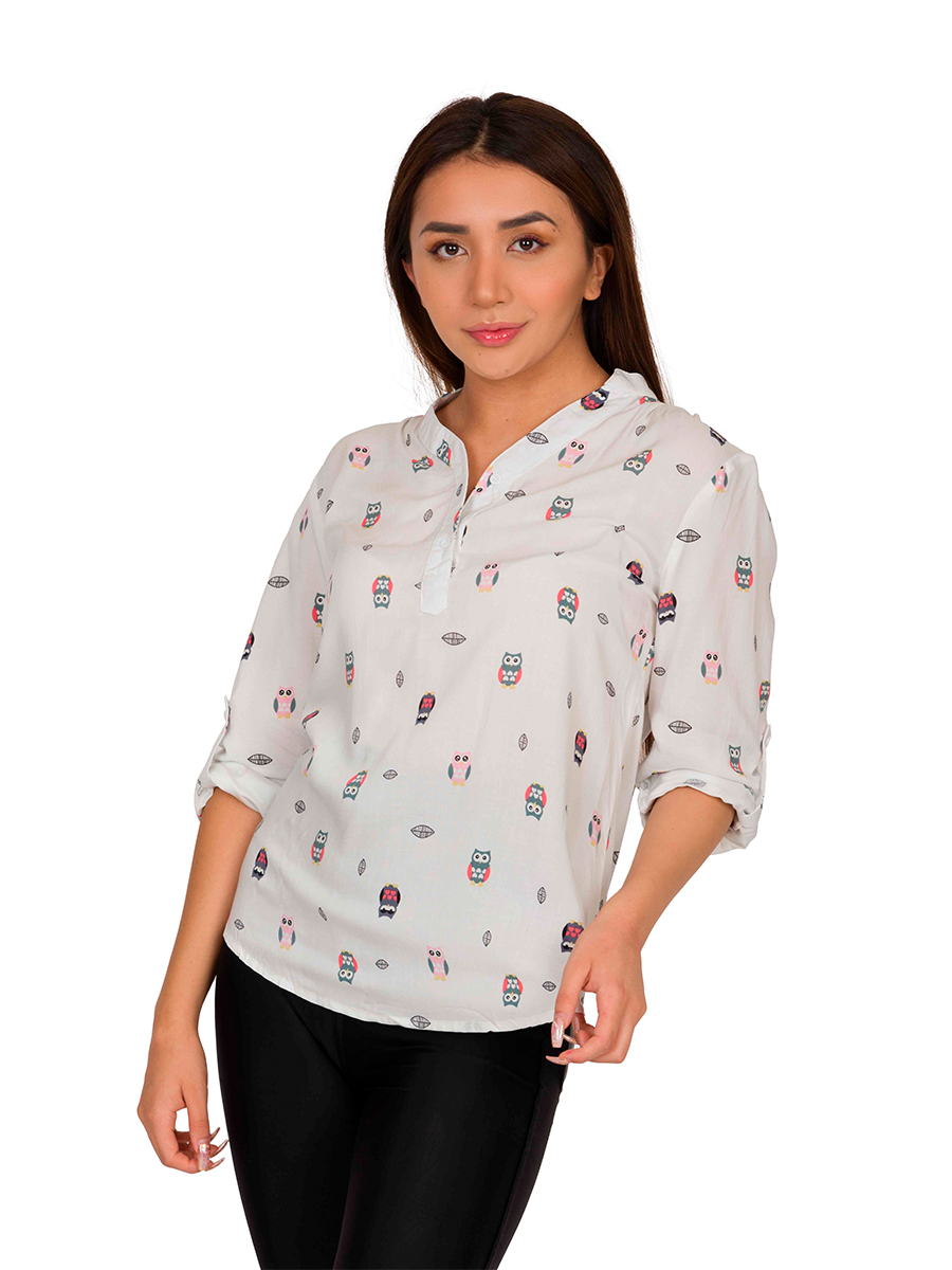 Blusa Mujer Moda Manga Larga V-K080-33