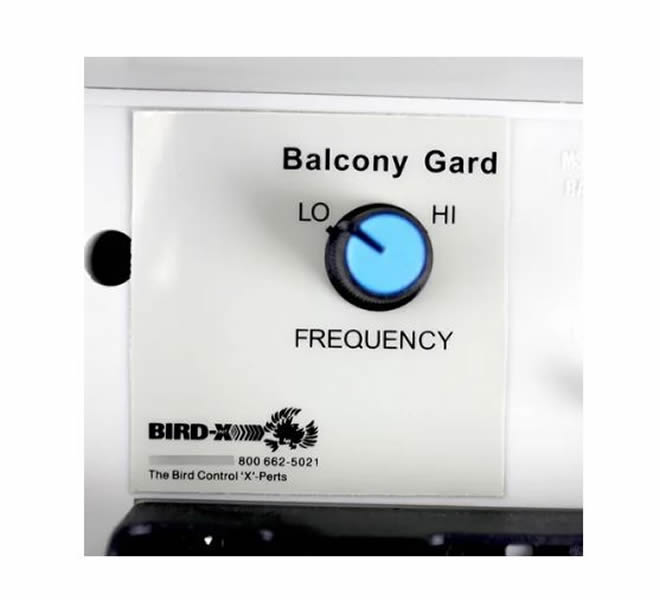 Ahuyentador Ultrasonico, Repelente De Aves / Pajaros. BALCONY GARD