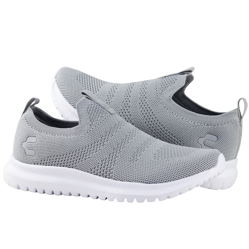 TENIS CHARLY CALCETÍN DAMA ORIGINAL 1059098 GRIS ELÁSTICO