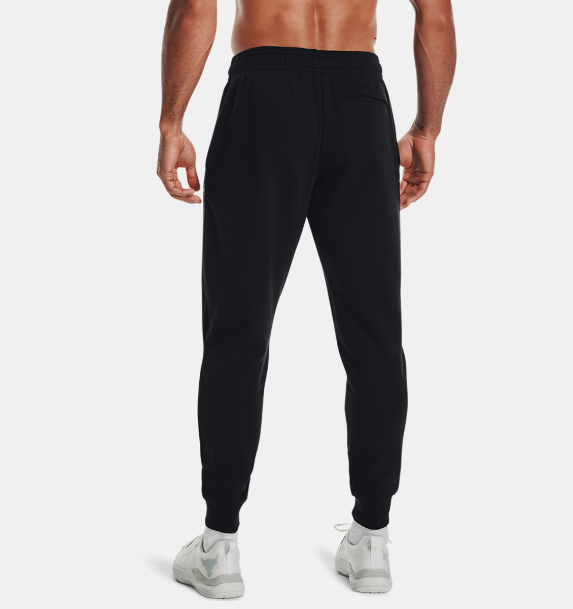 Pants Under Armour Project Rock Rival Fleece 1367111-001 Entrenamiento