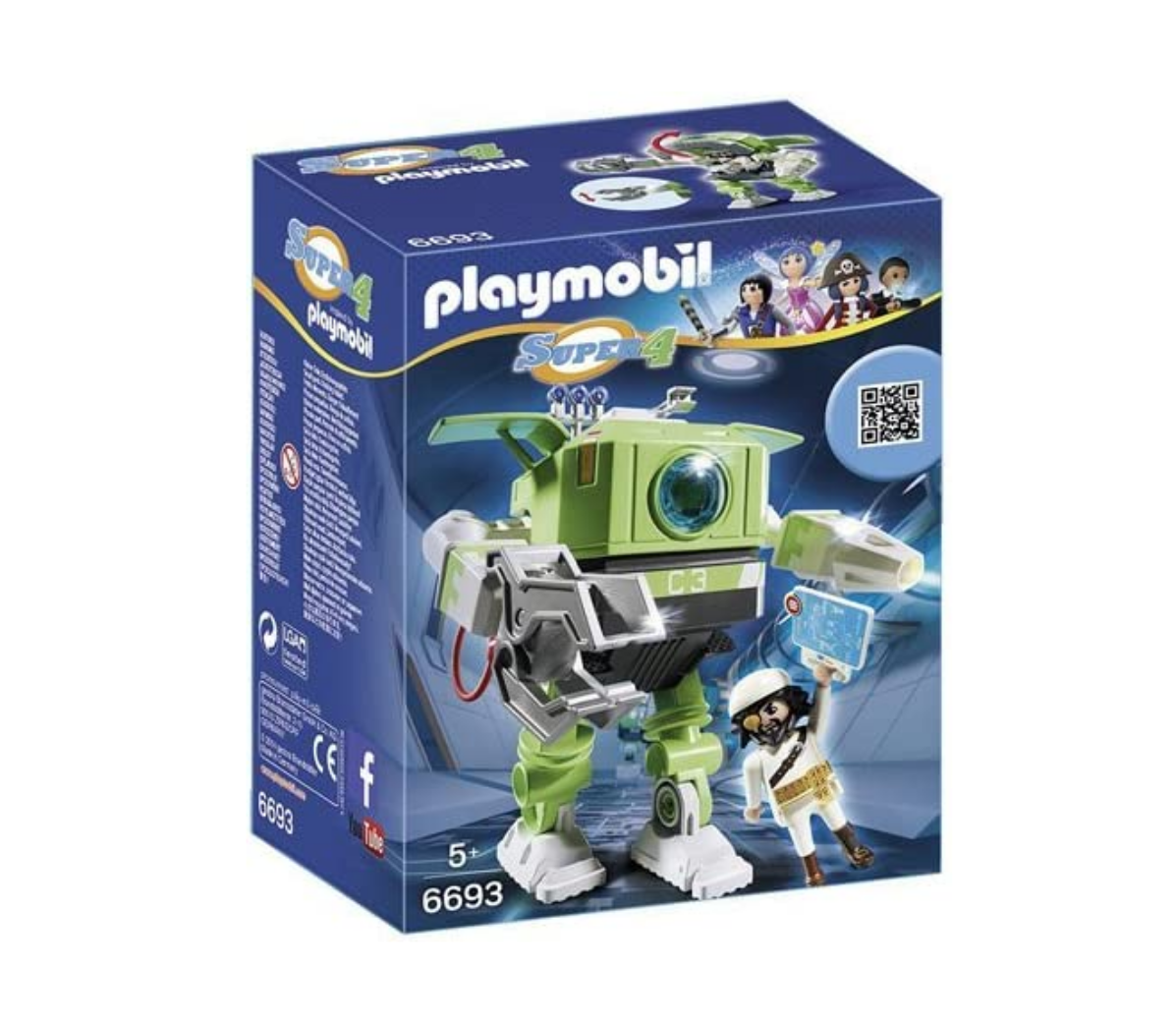 Playmobil 6693 Super4 Cleano Robot 