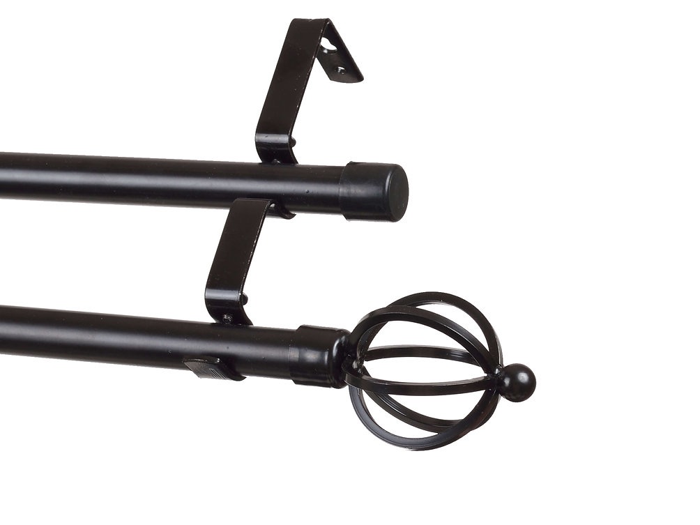 Cortinero Doble Expandible A Maximo 3m De Metal (Modelo A19)